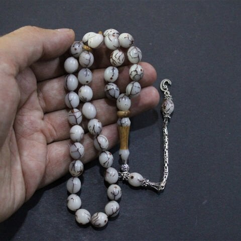 Kıbrıs Hurması Tespih Beyzi Model 8*10,5 (mm)