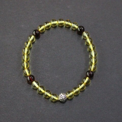 Şeffaf Kaliningrad Damla Kehribar Bileklik 4.5 (gr)