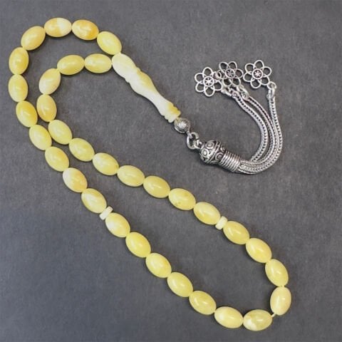 Kaliningrad Damla Kehribar Tespih 5,5*8 (mm)-4