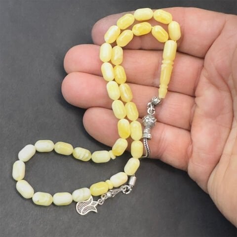 Akça Kaliningrad Damla Kehribar Tespih 5,5*9 (mm)