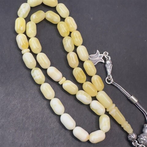 Akça Kaliningrad Damla Kehribar Tespih 5,5*9 (mm)