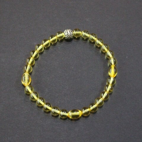 Şeffaf Kaliningrad Damla Kehribar Bileklik 4,5 (gr)