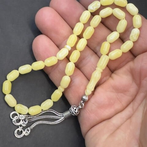 Akça Kaliningrad Damla Kehribar Tespih 5,5*9 (mm)-1