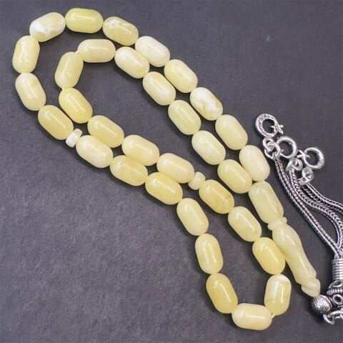 Akça Kaliningrad Damla Kehribar Tespih 5,5*9 (mm)-1