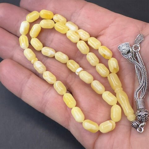 Akça Kaliningrad Damla Kehribar Tespih 5,5*9 (mm)-2