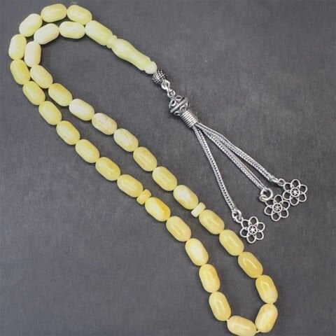 Akça Kaliningrad Damla Kehribar Tespih 5,5*9 (mm)-3