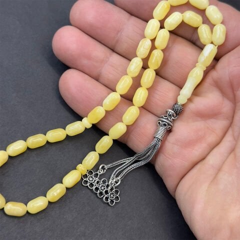 Akça Kaliningrad Damla Kehribar Tespih 5,5*9 (mm)-3