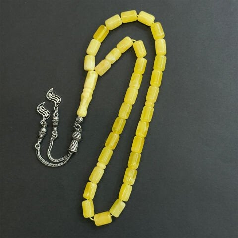 Kaliningrad Damla Kehribar Tespih 7*10 (mm)-2