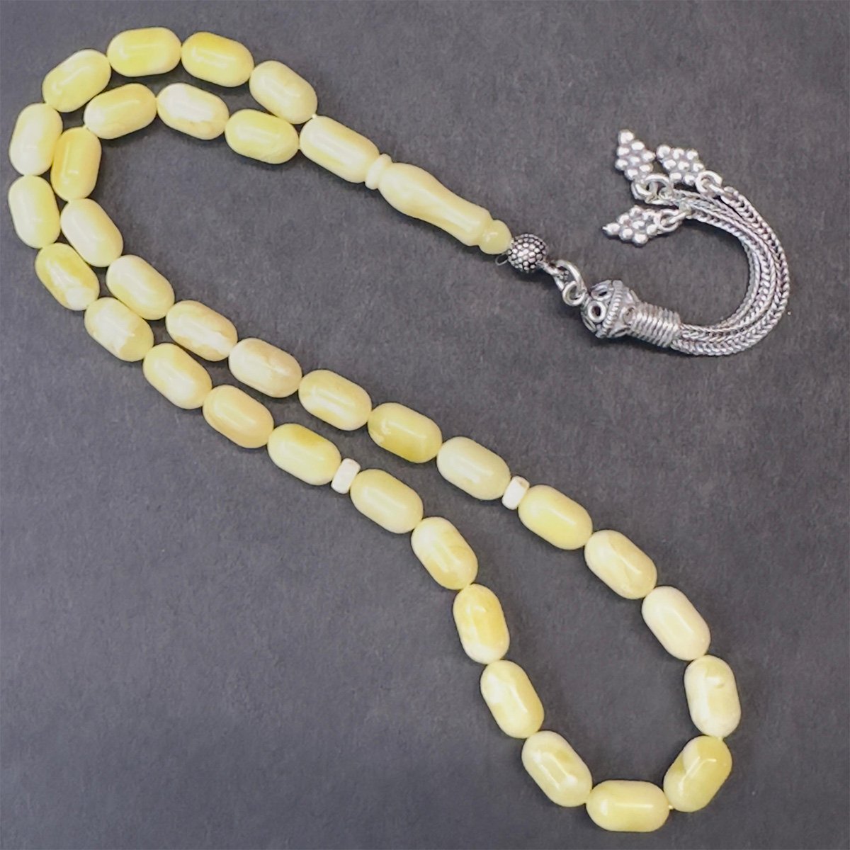 Akça Kaliningrad Damla Kehribar Tespih 5,5*9 (mm)-4