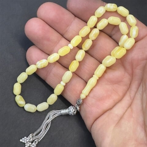 Akça Kaliningrad Damla Kehribar Tespih 5,5*9 (mm)-4