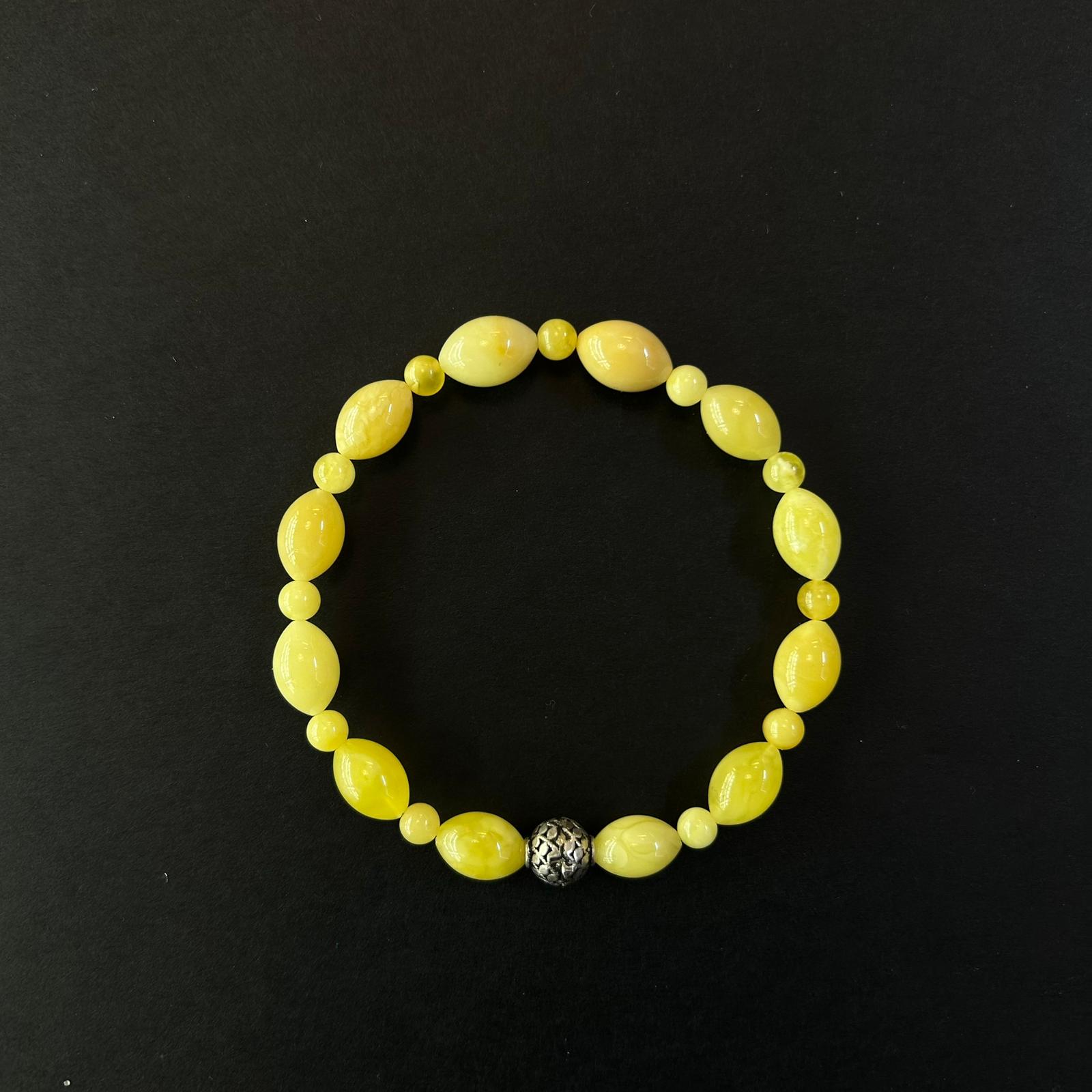 Kaliningrad Damla Kehribar Beyzi Model Bileklik 7 (gr)