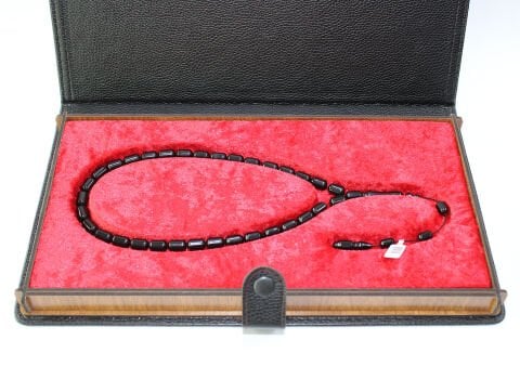 Deri Gömmeli Tespih Kutusu