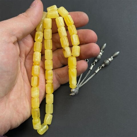 Kaliningrad Damla Kehribar Tespih 8*10,5 (mm)