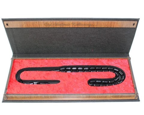 Bez & Ahşap Gömmeli Tespih Kutusu