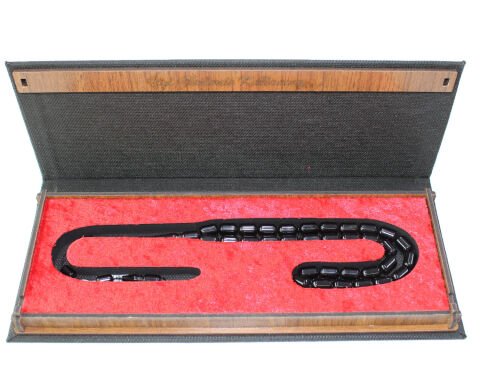 Bez & Ahşap Gömmeli Tespih Kutusu