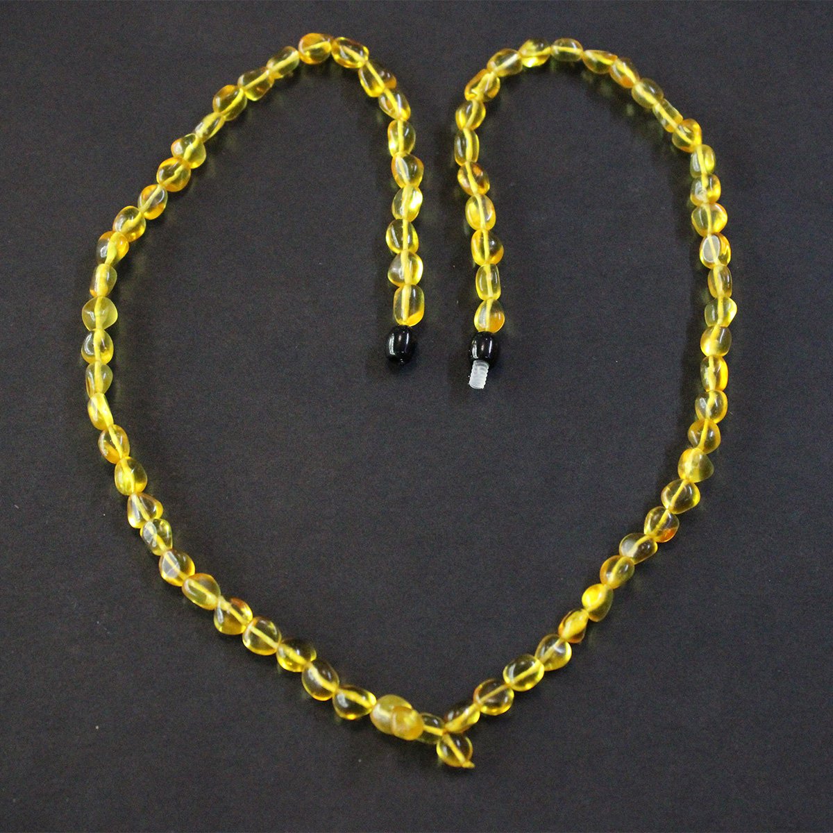 Şeffaf Damla Kehribar Kolye 11 (gr)