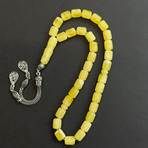 Kaliningrad Damla Kehribar Tespih 7*8,5 (mm)-1