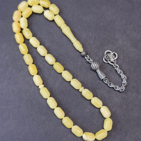 Akça Kaliningrad Damla Kehribar Tespih 6*9 (mm)