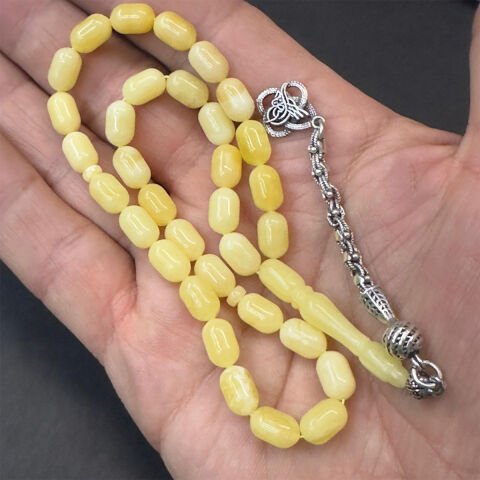 Akça Kaliningrad Damla Kehribar Tespih 6*9 (mm)