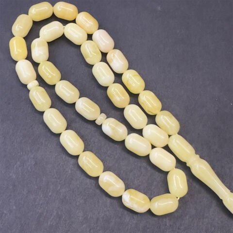 Akça Kaliningrad Damla Kehribar Tespih 6*9 (mm)