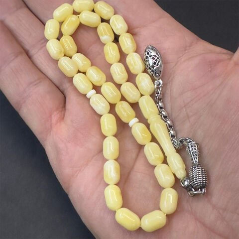 Akça Kaliningrad Damla Kehribar Tespih 6*9 (mm)-1