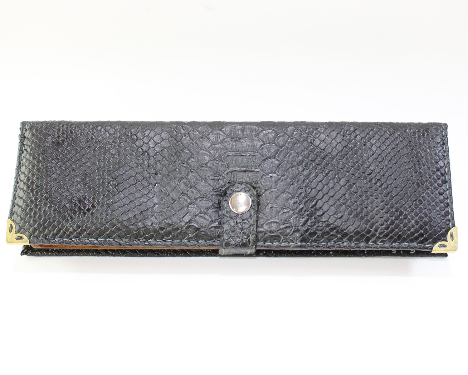 Siyah Deri & Ahşap Tespih Kutusu