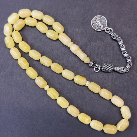 Akça Kaliningrad Damla Kehribar Tespih 6*9 (mm)-2