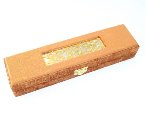 Premium Süet Kaplama Tespih Kutusu Taba