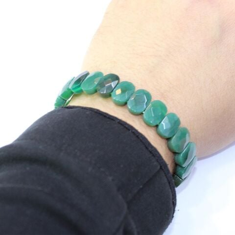 Yeşil Rolex Akik Bileklik