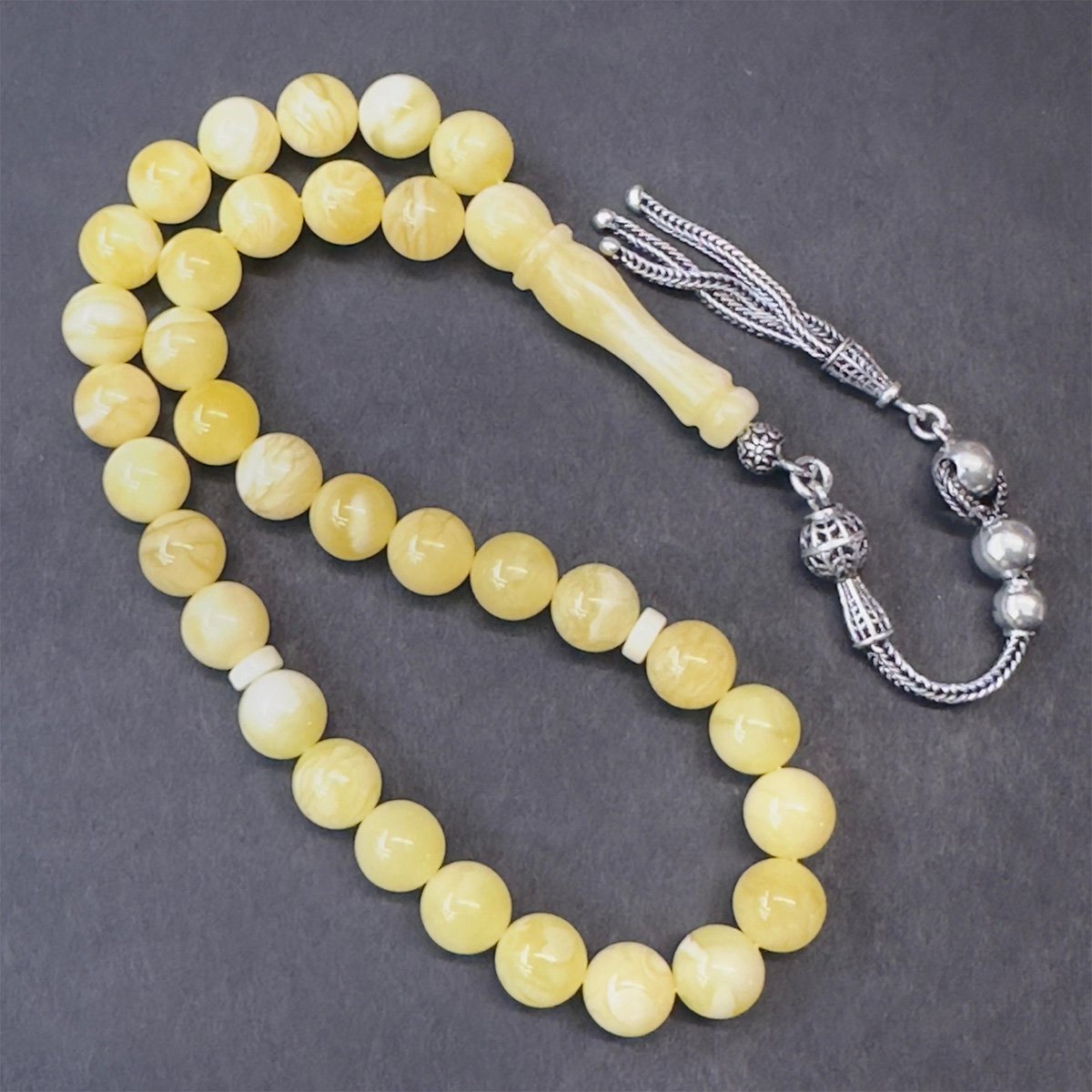 Akça Kaliningrad Damla Kehribar Tespih 8 (mm)