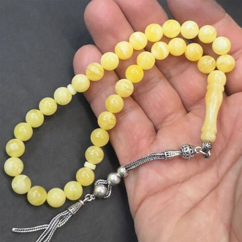 Akça Kaliningrad Damla Kehribar Tespih 8 (mm)