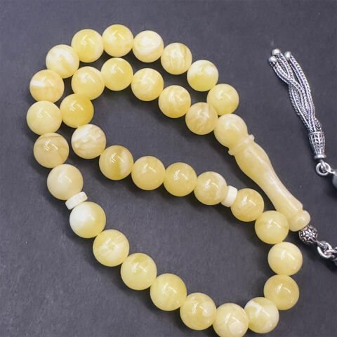 Akça Kaliningrad Damla Kehribar Tespih 8 (mm)