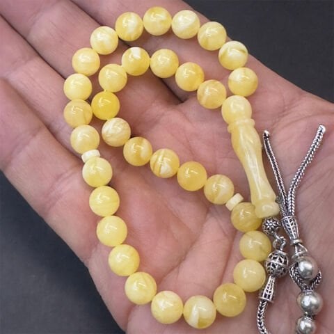 Akça Kaliningrad Damla Kehribar Tespih 8 (mm)