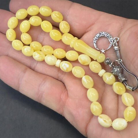 Akça Kaliningrad Damla Kehribar Tespih 7*8,5 (mm)