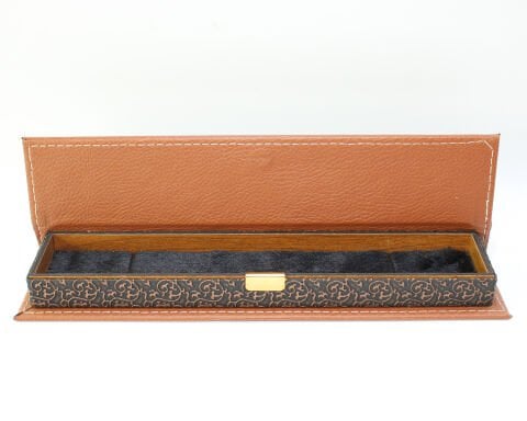 Deri & Ahşap Tespih Kutusu Kahverengi