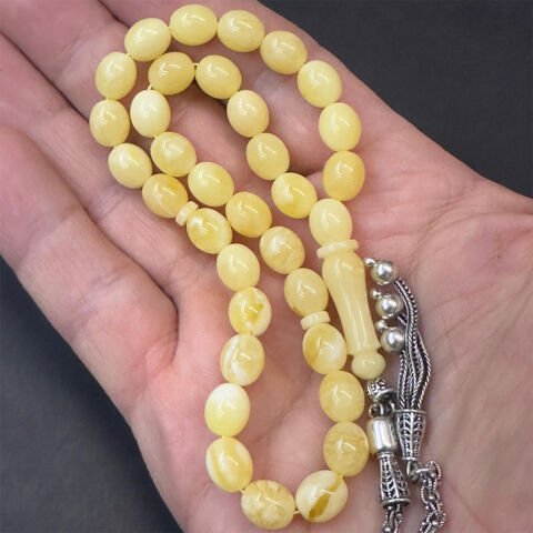 Akça Kaliningrad Damla Kehribar Tespih 7,5*9 (mm)