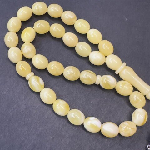 Akça Kaliningrad Damla Kehribar Tespih 7,5*9 (mm)