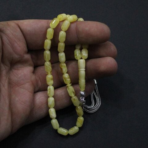 Kaliningrad Damla Kehribar Kapsül Kesim 5*8,5 (mm)-4