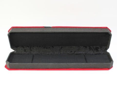 Kırmızı & Siyah Kadife Tespih Kutusu