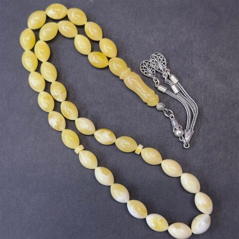 Akça Kaliningrad Damla Kehribar Tespih 8*12 (mm)