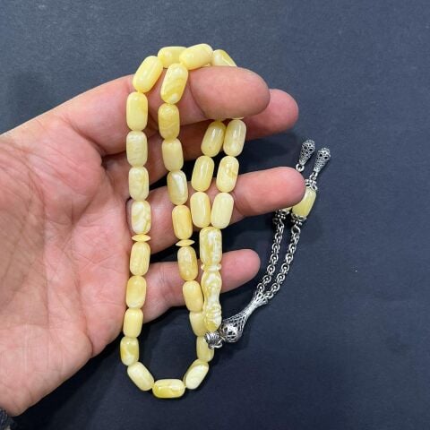 Akça Kaliningrad Damla Kehribar Kapsül Tespih 7*12,5 (mm)