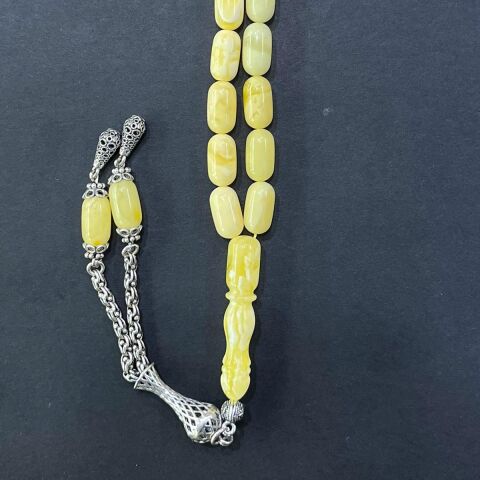 Akça Kaliningrad Damla Kehribar Kapsül Tespih 7*12,5 (mm)