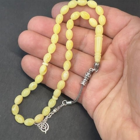 Kaliningrad Damla Kehribar Beyzi Tespih 5,5*8 (mm)