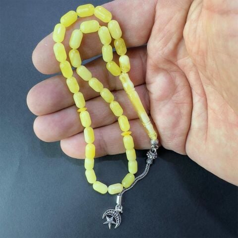 Kaliningrad Damla Kehribar Kapsül Tespih 5*8,5 (mm)