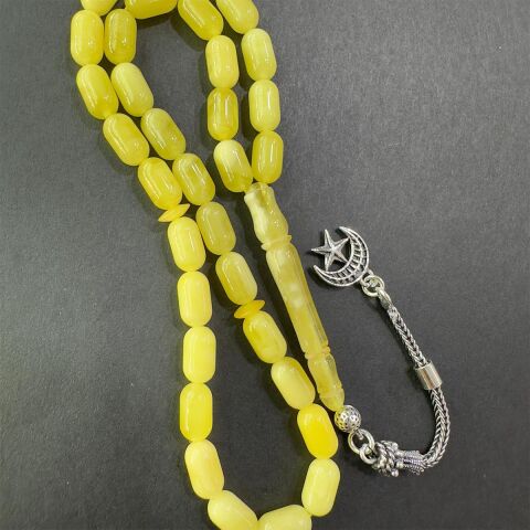 Kaliningrad Damla Kehribar Kapsül Tespih 5*8,5 (mm)