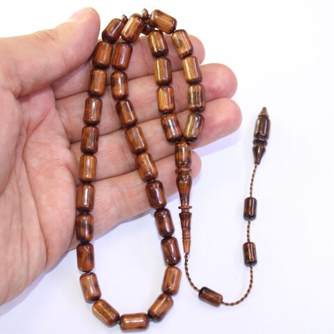 Yerli Atölye İşçiliği Kapsül Yılan Ağacı Tespih 7*11 (mm)