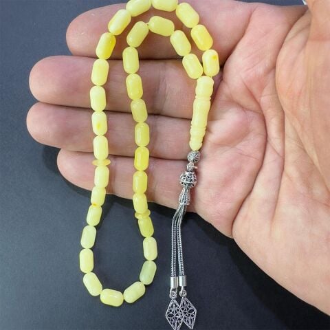 Kaliningrad Damla Kehribar Kapsül Tespih 5*8.5 (mm)