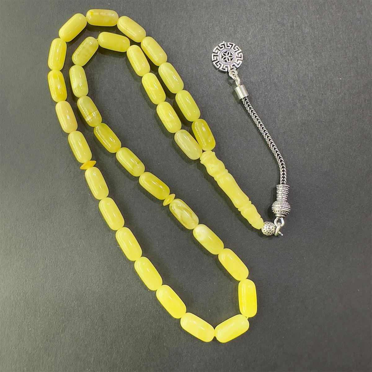 Kaliningrad Damla Kehribar Kapsül Tespih 5*10,5 (mm)