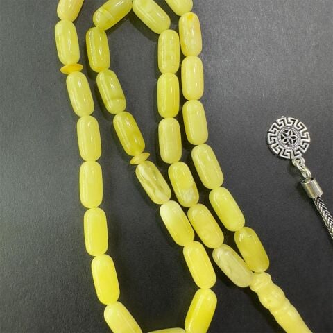 Kaliningrad Damla Kehribar Kapsül Tespih 5*10,5 (mm)