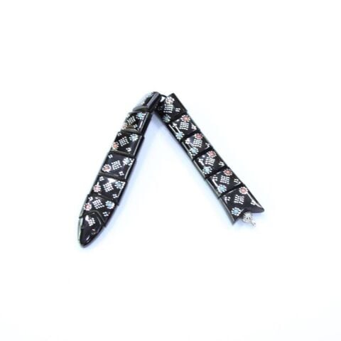 Mercan Firuze İşlemeli Balık Oltu Taşı Tespih